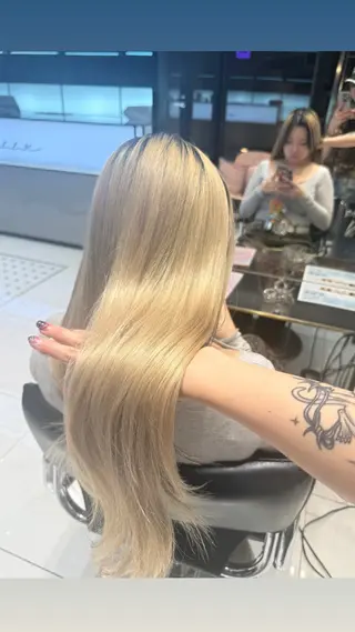 ロング keen吉祥寺所属・keen吉祥寺🐆 レイヤー/NAO🩶のヘアスタイル