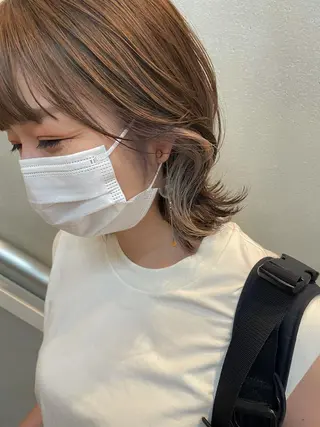 ミディアム カラー 沖縄/ヘアアレンジ /ナカノのヘアスタイル