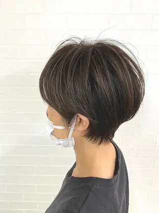 ショート カラー パーマ 🎁無料カットカラー 📷撮影モデル募集✨のヘアスタイル