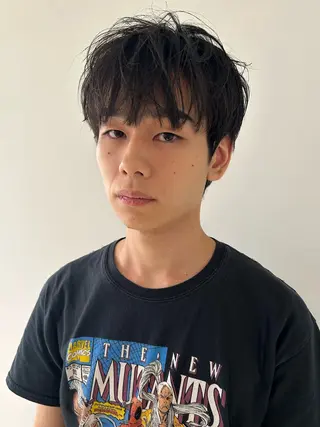 ショート ケアパーマ/ケアブリ ーチdaisukeのヘアスタイル