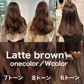 ロング カラー 愛結 暖色カラー🎀🩰のヘアスタイル