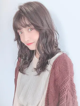 ミディアム パーマ ヘアアレンジ メンズ 美髪矯正 Rioのヘアスタイル