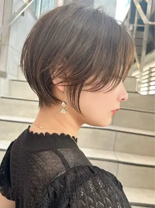 ショート レイヤー❣️縮毛矯正 川村利幸のヘアスタイル