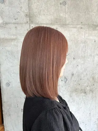 ミディアム カラー 🌷横浜/レイヤー /艶カラー🌷のヘアスタイル