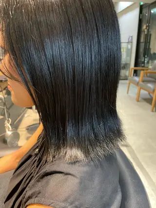 ミディアム カラー スタイリスト /仲川葵のヘアスタイル