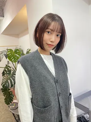 ショート カラー 古松佳々里 ボブパーマ暖色カラーのその他イメージ