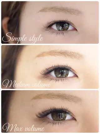 マツエク・マツパ 小山 彩のマツエク・マツパデザイン