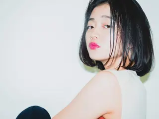 ミディアム カラー パーマ マツエク・マツパ 水口 英里のヘアスタイル