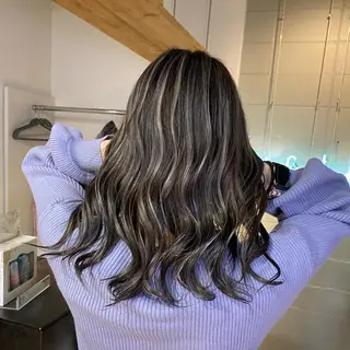 ミディアム カラー ヘアアレンジ 久米 治仁のヘアスタイル