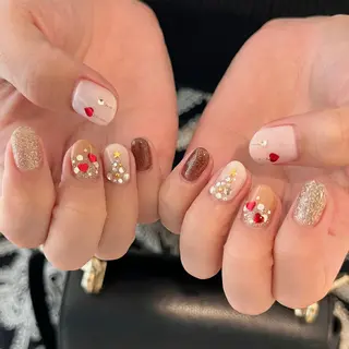 ショート ネイル マツエク・マツパ REVIA_nail maiのネイルデザイン