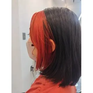 ミディアム LUXbe博多バスターミナル店所属・澤田 あきのヘアスタイル