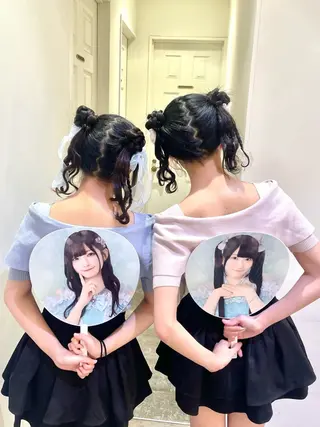 ヘアアレンジ ハイトーンカラー/ 長さだし🐇きょうかのヘアスタイル