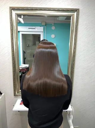 セミロング カラー seta新宿所属・髪質改善/縮毛矯正 芹沢のヘアスタイル