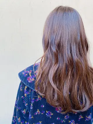 ロング カラー 高浜 夕海のヘアスタイル