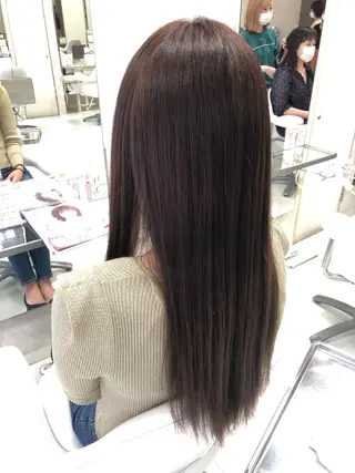 ロング 阿部 美咲のヘアスタイル