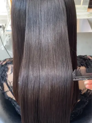 ロング ボブ/くびれボブ/ 髪質改善/Ru-kaのヘアスタイル