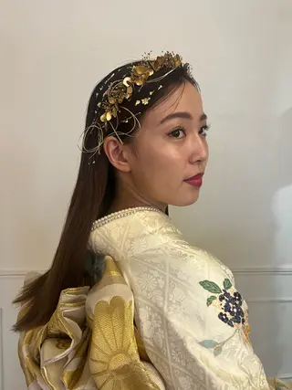 ロング ヘアアレンジ 渋谷/ブリーチ/暖色 姫汝のエステ・リラクイメージ