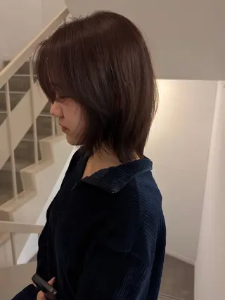 ミディアム カラー GO TO DAY SHAIRE SALON SHIBUYA SOL所属・半個室サロン 早坂僚太のヘアスタイル