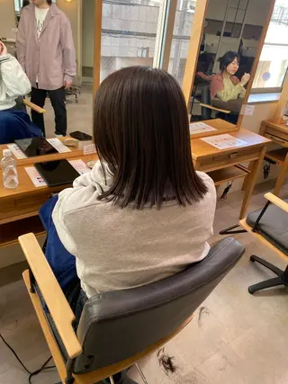 ミディアム 藤山 麗愛のヘアスタイル