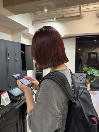 ショート カラー ボブ美容師 /馬場 翼のヘアスタイル