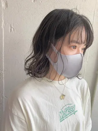 ミディアム カラー Fuuu《フゥ》所属・シノザキ シンゴのヘアスタイル