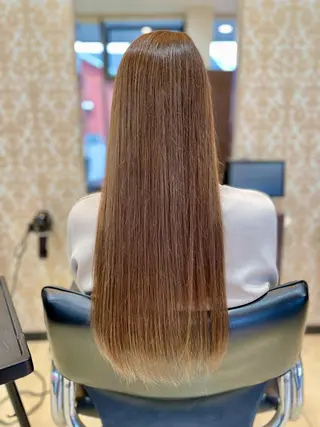 ロング カラー 嶌田 沙紀のヘアスタイル