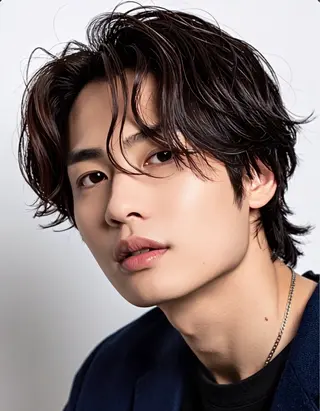 ミディアム パーマ メンズ men’s SUNのヘアスタイル