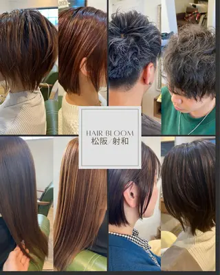 カラー パーマ 西村 雄介のヘアスタイル