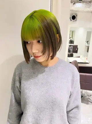 ショート カラー nendo_hair所属・ハイトーン/ボブ 🎀sonokaのヘアスタイル