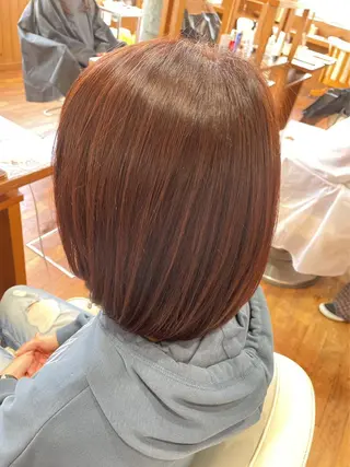 ミディアム カラー 川田 理紗子のヘアスタイル