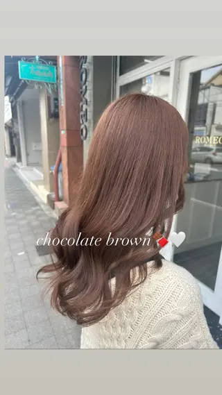 ロング カラー kanon♡ 暖色カラー‎🤍のヘアスタイル