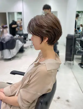 ショート カラー 似合わせ専門美容師 なかじまのヘアスタイル