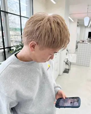 カラー 矢場町/メンズ/暖色 /chinatsu.のヘアスタイル