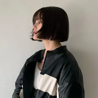 ショート nonoka オリーブ/レイヤーのヘアスタイル