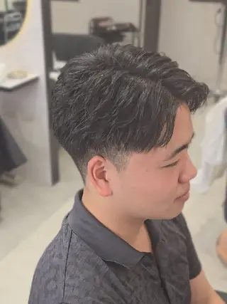 メンズ ショート Lapis 名古屋駅前店所属・LEN名古屋/パーマ 海外ヘア/メンズ特化のヘアスタイル