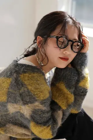 カラー 束感まつぱ🥑🤍 NATUKI🤍のマツエク・マツパデザイン