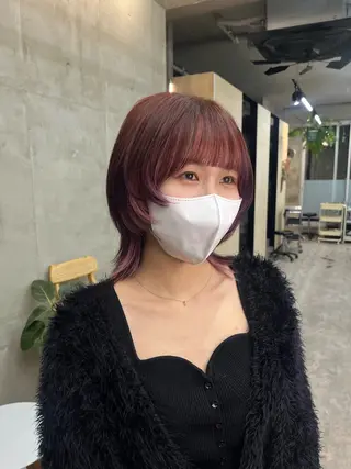 ショート カラー SALT WATER所属・🫐 𝐌𝐚𝐨 🫐似合わせcutのヘアスタイル