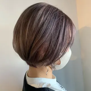 ショート 最新ケアカラー 髪質改善YUTOのヘアスタイル