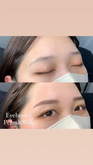 パーマ アイブロウ LAKI eye&face studio所属・laki studioの眉毛・アイブロウイメージ
