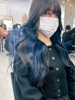 セミロング カラー ブリーチダブルカラー 【koide】のヘアスタイル