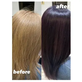 カラー 神奈川大学最寄り ⭐️yumi🌈のヘアスタイル