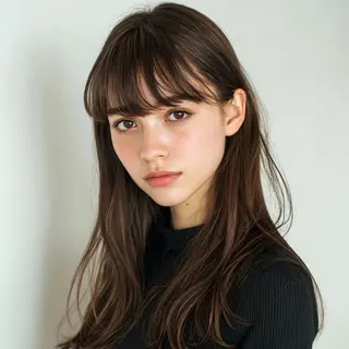 ロング RIENS Xrea nanamiのヘアスタイル