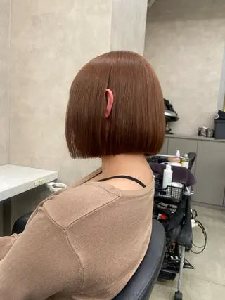 ショート カラー ヘアアレンジ flammeum所属・ハイトーン/ボブ /misakiのヘアスタイル