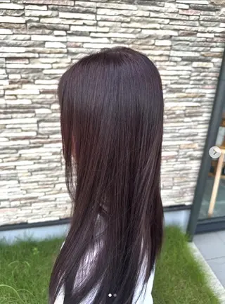 カラー 梶上 有紗のヘアスタイル