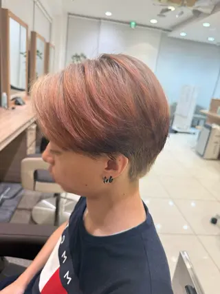 ショート カラー メンズ 髪質改善・縮毛矯正 Taijuのヘアスタイル