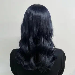 セミロング カラー ヘアアレンジ YUZA grow HAIR 札幌所属・韓国ヘア指名率 No. 1小堀京介のヘアスタイル