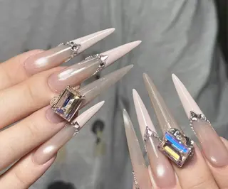 ネイル By moonネイル 🌷ワンホン/韓国風のネイルデザイン