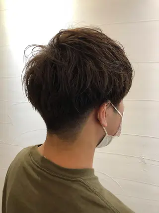 ショート カラー ⚡️メンズ/波巻き/ 片岡篤宣/水戸⚡️のヘアスタイル