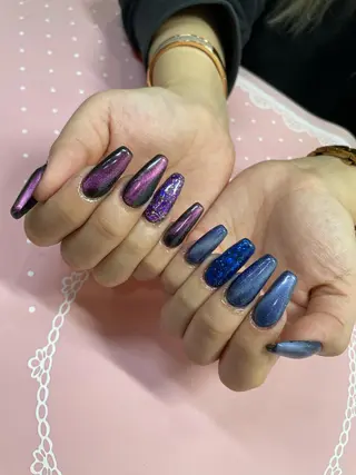 セミロング ネイル 《LB》ラブリエ Nail&eyeのマツエク・マツパデザイン