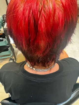 ショート カラー メンズ ＼艶カラー✨ れれ／のヘアスタイル